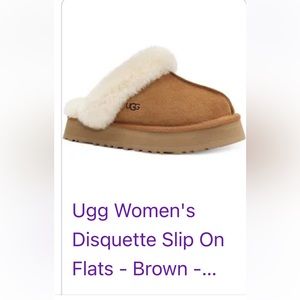 🐪 NEW WITH TAGS🐪 Ugg w DISQUETTE CHE size 7